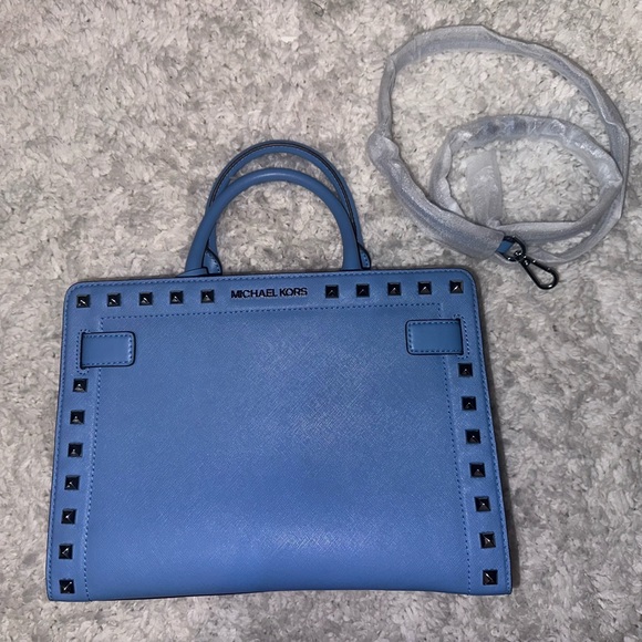 New Michael Kors Studded Rayne in French Blue - Picture 2 of 2